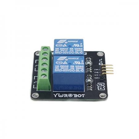디바이스마트,MCU보드/전자키트 > 전원/신호/저장/응용 > 릴레이,YwRobot,아두이노 2채널 5V 릴레이 모듈 [ELB080036],Arduino high current relay module /전압 : 5V / 전력 용량 : AC 10A 250V / DC 10A 30V / 사이즈 : 4.5cm X 4.7cm