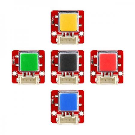 디바이스마트,MCU보드/전자키트 > 버튼/스위치/제어/RTC > 버튼/스위치/조이스틱,ELECROW,Crowtail- 버튼 스위치 모듈 5종 세트 [CT0109KIT],Arduino 5 color Button Pack / 블랙, 레드, 블루, 그린, 옐로우 다섯가지 버튼 스위치 모듈 / 사이즈 : 20mm X 20mm X 23mm