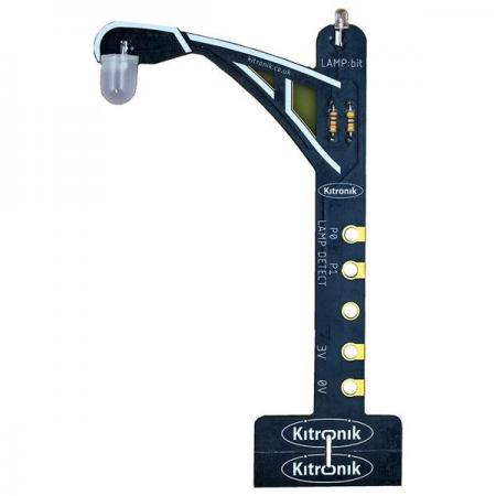 디바이스마트,LED/LCD > 일반 LED부품 > LED 모듈/판넬형,Kitronik,LAMP:bit - Street Light for BBC micro:bit [KIT-5643],마이크로:비트 호환 / 가로등처럼 디자인된 램프:비트 / 백색 LED를 자율적으로 켜고 끄는 스위칭을 위한 포토 트랜지스터가 내장되어 있음 / 전원 : 0V 및 3V 핀