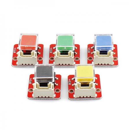 디바이스마트,MCU보드/전자키트 > 버튼/스위치/제어/RTC > 버튼/스위치/조이스틱,ELECROW,Crowtail- 버튼 스위치 모듈 5종 세트 [CT0109KIT],Arduino 5 color Button Pack / 블랙, 레드, 블루, 그린, 옐로우 다섯가지 버튼 스위치 모듈 / 사이즈 : 20mm X 20mm X 23mm