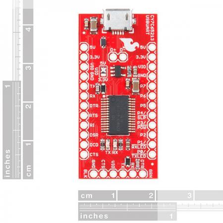 디바이스마트,MCU보드/전자키트 > 전원/신호/저장/응용 > 인터페이스/먹서,SparkFun,SparkFun USB UART Serial Breakout - CY7C65213 [BOB-13830],IC의 모든 사용 가능한 I / O 핀에 액세스하고 다른 SparkFun 브레이크 아웃 보드와 호환되는 6 핀 UART 헤더를 제공 합니다.