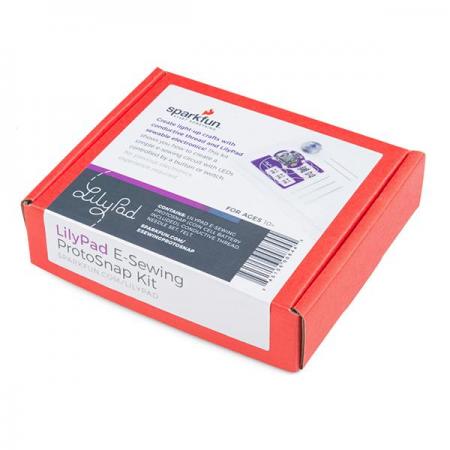 디바이스마트,,SparkFun,LilyPad E-Sewing ProtoSnap Kit [KIT-14528],E-Sewing ProtoSnap의 개별 부분은 미리 배선되어있어 재봉하기 전에 회로의 기능을 시험해 볼 수 있으며,또한 바늘 세트, 전도성 실 및 백색 펠트 견본이 포함 되었습니다.
