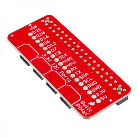 디바이스마트,오픈소스/코딩교육 > 라즈베리파이 > 라즈베리파이 확장보드/HAT,SparkFun,SparkFun Qwiic HAT for Raspberry Pi [DEV-14459],I2C 버스에 4 개의 Qwiic 연결 포트가 있으며,표준 2x20 GPIO 헤더를 사용하는 모든 Raspberry Pi와 호환 가능합니다.