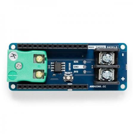 디바이스마트,오픈소스/코딩교육 > 아두이노 > 아두이노 정품 보드/쉴드/키트,아두이노,Arduino MKR Therm Shield,ASX00012 / 정확하고, 더 넓은 범위의 온도 측정을 위한 아두이노 MKR 확장보드 / MAX31855 칩셋/ K TYPE 커넥터 호환 / 작동 전압 : 3.3V