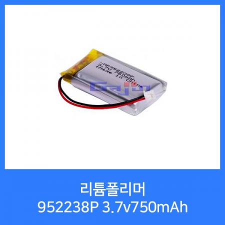 디바이스마트,전원/파워/배터리 > 배터리/배터리홀더 > 배터리팩 Pack > 리튬폴리머 Li-Po,가진배터리,Maxpower MP952238P(3.7v 750mAh)C51021RB,리튬폴리머배터리 / 정격전압 3.7 v / 용량 750 mAh