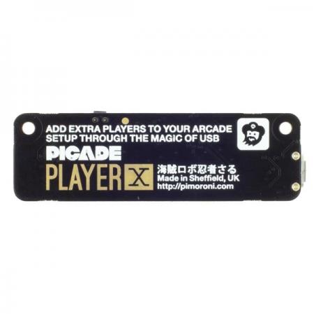 디바이스마트,MCU보드/전자키트 > 전원/신호/저장/응용 > 인터페이스/먹서,Pimoroni,Player X USB Games Controller PCB [PIM444],표준 USB micro-B 케이블을 사용하여 PC, Mac 또는 Linux 시스템에 연결 가능 / 조이스틱 및 버튼용 커넥터 / 2인, 3인 또는 4인 컨트롤러를 구축 가능