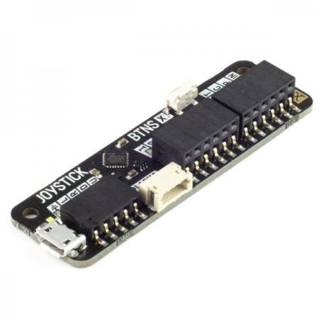 디바이스마트,MCU보드/전자키트 > 전원/신호/저장/응용 > 인터페이스/먹서,Pimoroni,Player X USB Games Controller PCB [PIM444],표준 USB micro-B 케이블을 사용하여 PC, Mac 또는 Linux 시스템에 연결 가능 / 조이스틱 및 버튼용 커넥터 / 2인, 3인 또는 4인 컨트롤러를 구축 가능