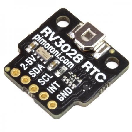 디바이스마트,MCU보드/전자키트 > 버튼/스위치/제어/RTC > RTC/타이머,Pimoroni,RV3028 Real-Time Clock (RTC) Breakout [PIM449],Raspberry Pi , Arduino 호환 / RV3028 실시간 클록 (RTC) / 초저전력 (~ 100nA의 일반적인 전류 소모) / 전압 : 3.3V , 5V / I2C 인터페이스 (주소 0x52)
