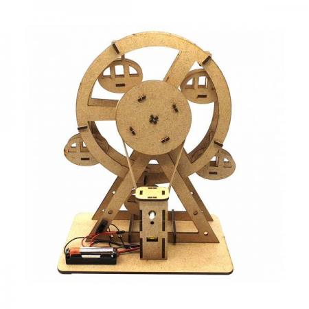 디바이스마트,MCU보드/전자키트 > 교육용키트/로봇 > 교육용키트 > 재미있는키트/기타,스터디랜드,놀이 동산 대관람차,고무줄로 2개의 축을  움직이는 대관람차를 만들어 보세요.