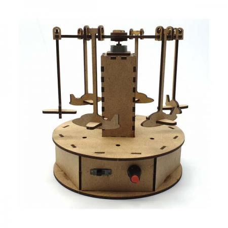 디바이스마트,MCU보드/전자키트 > 교육용키트/로봇 > 교육용키트 > 재미있는키트/기타,스터디랜드,놀이 동산 회전 비행기,회전 속도와 원심력의 상관 관계를 관찰해 보세요.