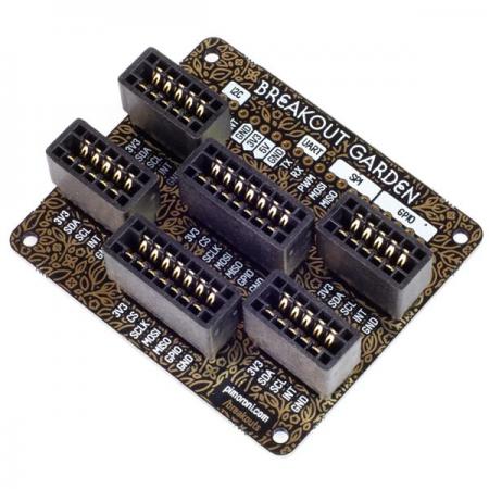 디바이스마트,MCU보드/전자키트 > 통신/네트워크 > 기타 네트워크/통신,Pimoroni,Breakout Garden for Raspberry Pi (I2C + SPI) [PIM445],복잡한 배선, 납땜 또는 브레드 보드없이 프로토 타이핑 프로젝트에 이상적 / 4개의 I2C 슬롯 (5핀) / 2개의 SPI 슬롯 (7핀)