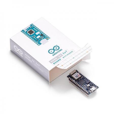 디바이스마트,오픈소스/코딩교육 > 아두이노 > 아두이노 정품 보드/쉴드/키트,아두이노,Arduino Nano 33 IoT with headers,ABX00032 / Arduino IoT Cloud 완벽 호환 IoT 프로젝트를 위한 최선의 아두이노 / Cortex-M0+ SAMD21 프로세서 기반 / ESP32 와이파이 및 블루투스와 6축 IMU 센서 내장 / 3.3V 제품 / 핀헤더 납땜버전