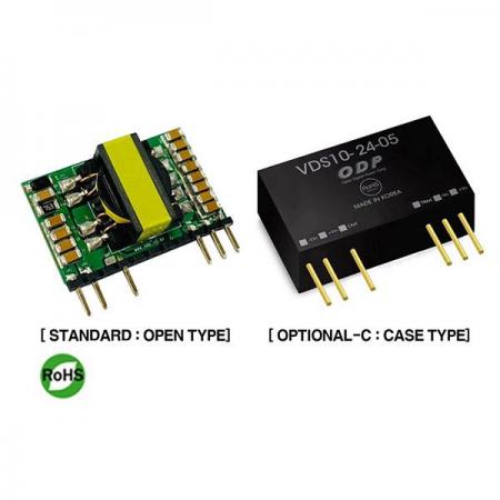 디바이스마트,전원/파워/배터리 > DC-DC 컨버터 모듈 > 강하형 모듈(실장) > 절연 스위칭 모듈,ODP,VDS10-24-05 (Case Type),출력 채널 수 : Single / 출력 전력 : 10.0Watts / 입력 전압 : DC9.0V - DC36.0V / 출력 전압/전류 : DC5.0V/2.0A / 효율 (EFFICIENCY) : 85% / Case Type 1개 배송