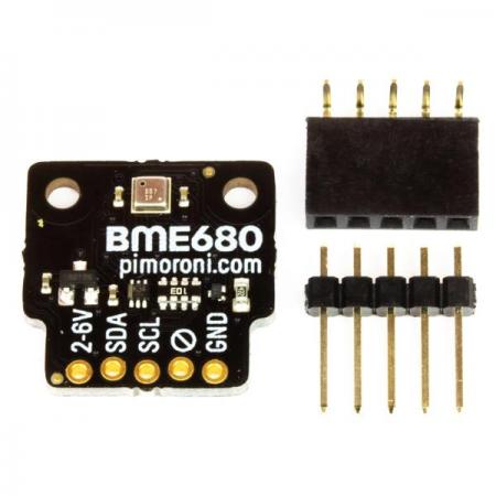 디바이스마트,MCU보드/전자키트 > 센서모듈 > 온도/습도 > 온습도겸용,Pimoroni,BME680 Breakout - Air Quality, Temperature, Pressure, Humidity Sensor [PIM357],Raspberry Pi , Arduino 호환 / 온도, 압력, 습도 및 실내 공기질 측정 / I2C 인터페이스 / 3.3V 또는 5V 호환