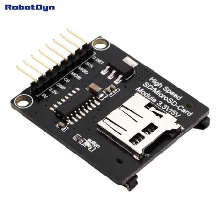 디바이스마트,MCU보드/전자키트 > 전원/신호/저장/응용 > SD/TF/메모리,RobotDyn,SD+MicroSD-card high speed module [RD007],080d277e-0d1b-11e6-acde-10c37b90f38d / 범용 SD + MicroSD 카드 고속 모듈은 SD 또는 MicroSD 카드에서 데이터를 전송하는 간단한 솔루션 / 5V 또는 3.3V 용으로 사용
