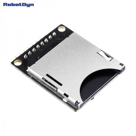 디바이스마트,MCU보드/전자키트 > 전원/신호/저장/응용 > SD/TF/메모리,RobotDyn,SD+MicroSD-card high speed module [RD007],080d277e-0d1b-11e6-acde-10c37b90f38d / 범용 SD + MicroSD 카드 고속 모듈은 SD 또는 MicroSD 카드에서 데이터를 전송하는 간단한 솔루션 / 5V 또는 3.3V 용으로 사용