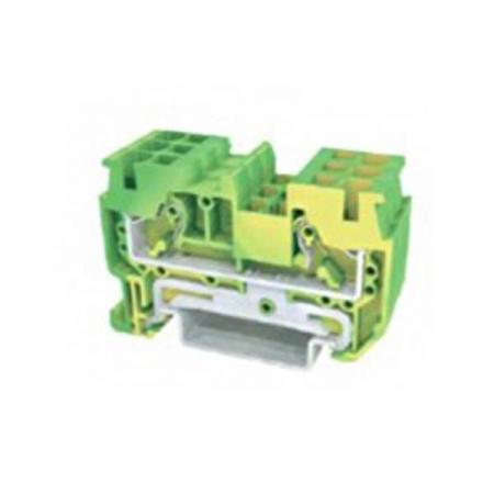 디바이스마트,커넥터/PCB > 터미널블럭 > 단자대 타입 > UTL(Rail 산업용),UTL,JUT14-1.5PE,17.5A / 1.5mm2 푸시인 1단접지단자