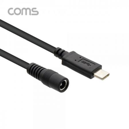 디바이스마트,케이블/전선 > USB 케이블 > 데이터케이블(MM) > USB 3.1 C타입 케이블,Coms,Type C 변환(DC 5.5) 케이블 / USB 3.1(Type C) Male / DC Female [BT641],Type C 변환(DC 5.5) 케이블 / USB 3.1(Type C) Male / DC Female