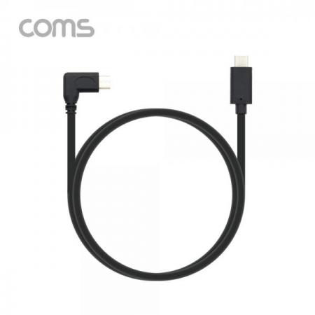 디바이스마트,케이블/전선 > USB 케이블 > 데이터케이블(MM) > USB 3.1 C타입 케이블,Coms,USB 3.1(Type-C) 케이블 C to C (M/M) 1.5m / 꺾임 [BT647],USB 3.1(Type-C) 케이블 C to C (M/M) 1.5m / 꺾임