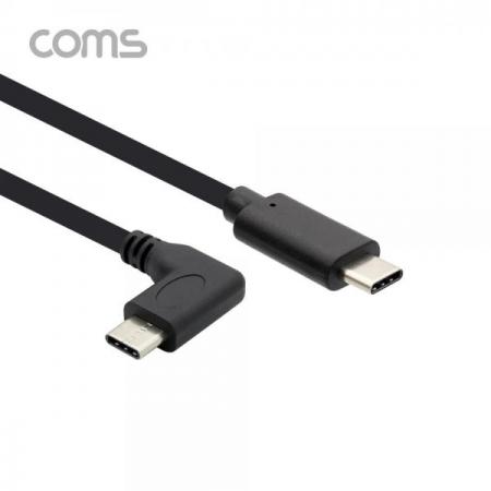 디바이스마트,케이블/전선 > USB 케이블 > 데이터케이블(MM) > USB 3.1 C타입 케이블,Coms,USB 3.1(Type-C) 케이블 C to C (M/M) 1.5m / 꺾임 [BT647],USB 3.1(Type-C) 케이블 C to C (M/M) 1.5m / 꺾임