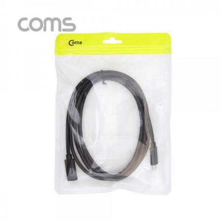 디바이스마트,케이블/전선 > USB 케이블 > 데이터케이블(MM) > USB 3.1 C타입 케이블,Coms,USB 3.1(Type C) 케이블(M/F) / 연장 / 2M / Black [BT657],USB 3.1(Type C) 케이블(M/F) / 연장 / 2M / Black