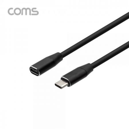 디바이스마트,케이블/전선 > USB 케이블 > 데이터케이블(MM) > USB 3.1 C타입 케이블,Coms,USB 3.1(Type-C) 연장 케이블(M/F) 1m [BT655],USB 3.1(Type-C) 연장 케이블(M/F) 1m