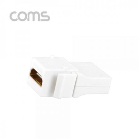 디바이스마트,커넥터/PCB > 플러그/잭 > 매입형 소켓 > 페이스플레이트/프레임,Coms,HDMI 월 플레이트 키스톤 잭 / 연장 / 상향 90도 꺾임 / HDMI(F/F) [BT750],HDMI 월 플레이트 키스톤 잭 / 연장 / 상향 90도 꺾임 / HDMI(F/F)