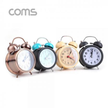 디바이스마트,컴퓨터/모바일/가전 > 가구/사무용품/공구 > 가구/데코 > 인테리어소품,Coms,탁상용 아날로그 시계 / Rose Gold / 알람시계 / 원형 / 무소음 [ID919],탁상용 아날로그 시계 / Rose Gold / 알람시계 / 원형 / 무소음