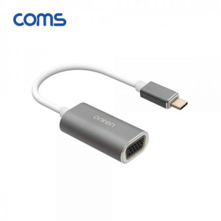 디바이스마트,케이블/전선 > USB 케이블 > OTG(FM) > USB C타입 OTG,Coms,USB 3.1(Type C) to VGA 컨버터 [FW702],USB 3.1(Type C) to VGA 컨버터