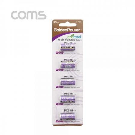 디바이스마트,전원/파워/배터리 > 배터리/배터리홀더 > 일회용건전지 > 특수전지,Coms,건전지 GP (PX28M) 5ea, 6V [GP186],건전지 GP (PX28M) 5ea/ 6V