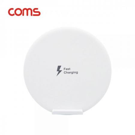 디바이스마트,컴퓨터/모바일/가전 > 스마트폰/스마트기기 > 충전기/보조배터리 > 무선충전기,Coms,G Power 고속무선 충전 / 거치형 / 스탠드형 / 10W / 2코일 / 화이트 [SR2219],G Power 고속무선 충전 / 거치형 / 스탠드형 / 10W / 2코일 / 화이트