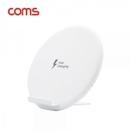 디바이스마트,컴퓨터/모바일/가전 > 스마트폰/스마트기기 > 충전기/보조배터리 > 무선충전기,Coms,G Power 고속무선 충전 / 거치형 / 스탠드형 / 10W / 2코일 / 화이트 [SR2219],G Power 고속무선 충전 / 거치형 / 스탠드형 / 10W / 2코일 / 화이트