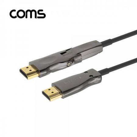 디바이스마트,케이블/전선 > 영상/음향 케이블 > HDMI 케이블,Coms,HDMI 2.0 + Micro HDMI 분리형 리피터 광 케이블 50M / 4K2K@60Hz / ARC 기능 지원 [CB708],HDMI 2.0 + Micro HDMI 분리형 리피터 광 케이블 50M / 4K2K@60Hz / ARC 기능 지원
