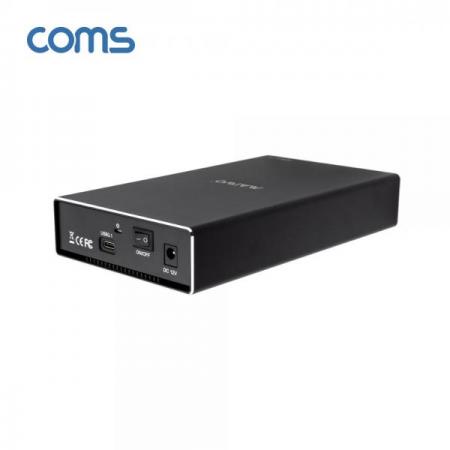 디바이스마트,컴퓨터/모바일/가전 > 저장장치 > 외장케이스 > 도킹스테이션/파우치,Coms,USB 3.1 Type-C 외장하드 케이스 2.5/3.5형 [KS162],USB 3.1 Type-C 외장하드 케이스 2.5/3.5형