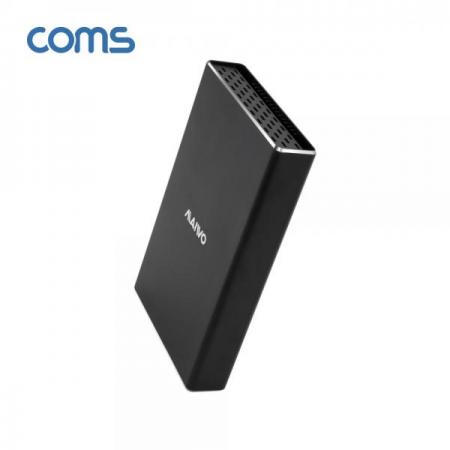 디바이스마트,컴퓨터/모바일/가전 > 저장장치 > 외장케이스 > 도킹스테이션/파우치,Coms,USB 3.1 Type-C Gen2 외장하드 케이스 2.5형 [KS161],USB 3.1 Type-C Gen2 외장하드 케이스 2.5형