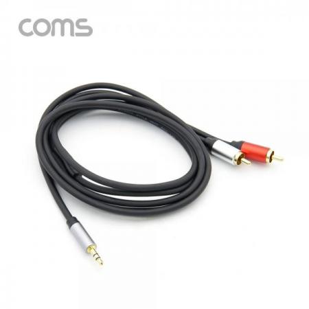 디바이스마트,케이블/전선 > 영상/음향 케이블 > 스테레오/RCA 케이블,Coms,스테레오/RCA 케이블(2선/최고급) / AUX 3극 / 24K Gold / OFC(무산소동선) / 1.8M [BT716],스테레오/RCA 케이블(2선/최고급) / AUX 3극 / 24K Gold / OFC(무산소동선) / 1.8M