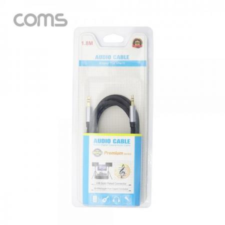 디바이스마트,컴퓨터/모바일/가전 > 네트워크/케이블/컨버터/IOT > 오디오/RCA/동축 케이블 > RCA 케이블,Coms,AUX 케이블(3극/최고급) / 스테레오 케이블 / 24K Gold / OFC(무산소동선) / 1.8M [BT604],AUX 케이블(3극/최고급) / 스테레오 케이블 / 24K Gold / OFC(무산소동선) / 1.8M