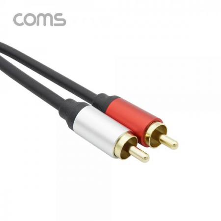 디바이스마트,케이블/전선 > 영상/음향 케이블 > HDMI/DVI 케이블,Coms,RCA 케이블(2선/최고급) / 24K Gold / OFC(무산소동선) / 1.8M [BT632],RCA 케이블(2선/최고급) / 24K Gold / OFC(무산소동선) / 1.8M