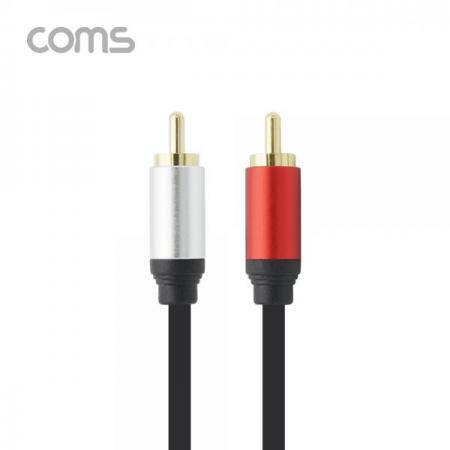 디바이스마트,케이블/전선 > 영상/음향 케이블 > HDMI/DVI 케이블,Coms,RCA 케이블(2선/최고급) / 24K Gold / OFC(무산소동선) / 1.8M [BT632],RCA 케이블(2선/최고급) / 24K Gold / OFC(무산소동선) / 1.8M