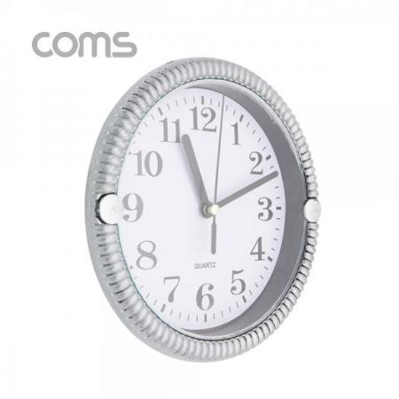 디바이스마트,컴퓨터/모바일/가전 > 가구/사무용품/공구 > 가구/데코 > 인테리어소품,Coms,시계 (아날로그) / 벽걸이 원형 / 주방용 / 욕실용 / 무소음 / Silver [ID922],시계 (아날로그) / 벽걸이 원형 / 주방용 / 욕실용 / 무소음 / Silver