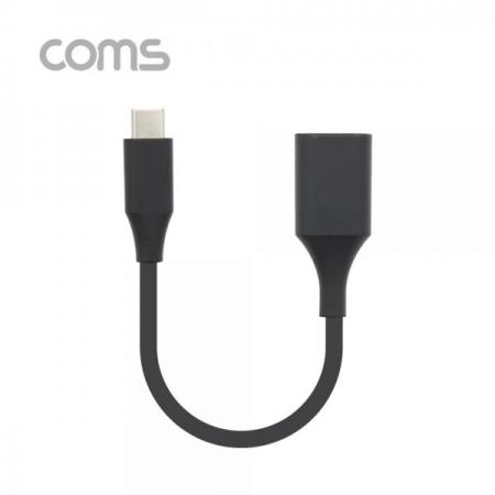 디바이스마트,케이블/전선 > USB 케이블 > OTG(FM) > USB C타입 OTG,Coms,USB 3.1(Type C) OTG 젠더(C M/3.0 F) 18cm, Black [BT640],USB 3.1(Type C) OTG 젠더(C M/3.0 F) 18cm/ Black