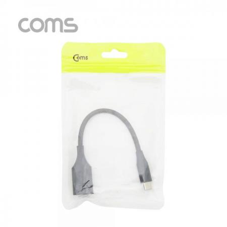 디바이스마트,케이블/전선 > USB 케이블 > OTG(FM) > USB C타입 OTG,Coms,USB 3.1(Type C) OTG 젠더(C M/3.0 F) 18cm, Black [BT640],USB 3.1(Type C) OTG 젠더(C M/3.0 F) 18cm/ Black