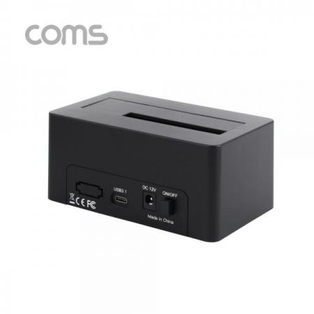 디바이스마트,컴퓨터/모바일/가전 > 저장장치 > 외장케이스 > 도킹스테이션/파우치,Coms,USB 3.1(Type C) 하드 도킹스테이션 / HDD 2.5형/3.5형 / SATA I/II/III 지원 [KS158],USB 3.1(Type C) 하드 도킹스테이션 / HDD 2.5형/3.5형 / SATA I/II/III 지원
