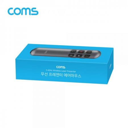 디바이스마트,컴퓨터/모바일/가전 > 컴퓨터 부품 > 타블렛/프리젠터 > 프리젠터,Coms,프리젠터 에어마우스 / 무선 2.4Ghz / 레이저포인터 / 300mAh 충전식 배터리 [EN547],프리젠터 에어마우스 / 무선 2.4Ghz / 레이저포인터 / 300mAh 충전식 배터리