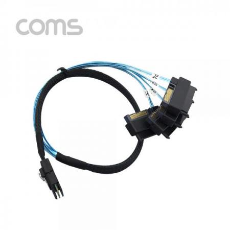 디바이스마트,케이블/전선 > PC/네트워크/통신 케이블 > SATA/HDD 케이블,Coms,SAS (SFF-8087/SAS 22P + SATA 전원) 케이블 50cm, 내장형 [BT636],SAS (SFF-8087/SAS 22P + SATA 전원) 케이블 50cm/ 내장형