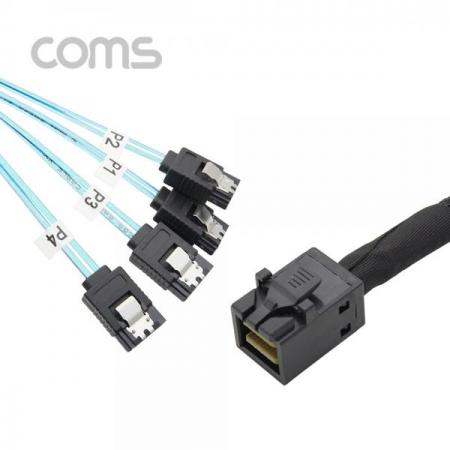 디바이스마트,케이블/전선 > PC/네트워크/통신 케이블 > SATA/HDD 케이블,Coms,SAS (SFF-8643/SATA x 4) 케이블 내장형 [BT635],SAS (SFF-8643/SATA x 4) 케이블 내장형