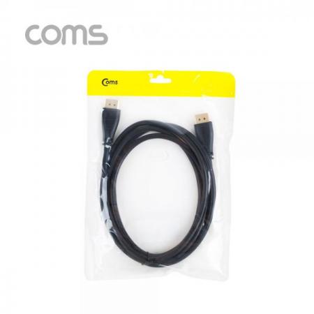 디바이스마트,케이블/전선 > 영상/음향 케이블 > HDMI 케이블,Coms,디스플레이 포트 케이블 / DP MM / 1.4V / 8K@60Hz / DisplayPort / 2M [BX449],디스플레이 포트 케이블 / DP MM / 1.4V / 8K@60Hz / DisplayPort / 2M