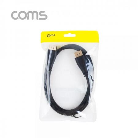 디바이스마트,케이블/전선 > 영상/음향 케이블 > HDMI 케이블,Coms,디스플레이 포트 케이블 / DP MM / 1.4V / 8K@60Hz / DisplayPort / 1M [BX448],디스플레이 포트 케이블 / DP MM / 1.4V / 8K@60Hz / DisplayPort / 1M