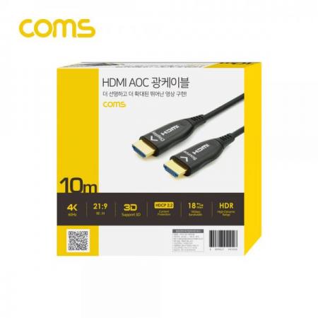 디바이스마트,케이블/전선 > 영상/음향 케이블 > HDMI 케이블,Coms,HDMI 2.0 리피터 광 케이블(Optical + Coaxial) 10M / 4K2K@60Hz 지원 [BX202],HDMI 2.0 리피터 광 케이블(Optical + Coaxial) 10M / 4K2K@60Hz 지원