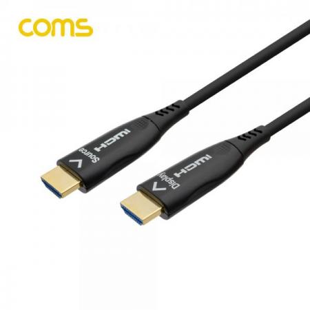 디바이스마트,케이블/전선 > 영상/음향 케이블 > HDMI 케이블,Coms,HDMI 2.0 리피터 광 케이블(Optical + Coaxial) 10M / 4K2K@60Hz 지원 [BX202],HDMI 2.0 리피터 광 케이블(Optical + Coaxial) 10M / 4K2K@60Hz 지원